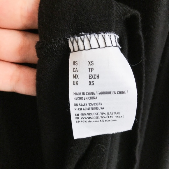 American Eagle Soft and Sexy Rib Trim Swing Dress - Picture 4 of 4